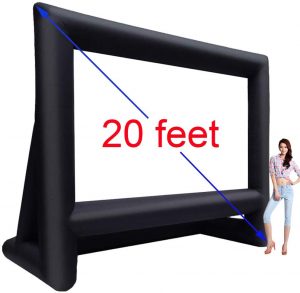 20' Inflatable Outdoor Projector Movie Screen