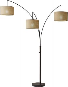 Adesso 4238-26 Trinity Arc Floor Lamp Antique Bronze