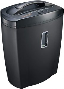 Bonsaii DocShred C156-D 12-Sheet Cross-Cut Paper/CD/Credit Card Shredder with 5.5 Gallon Wastebasket Capacity and Window