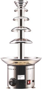CO-Z 5-Tier Heated Commercial Chocolate Fondue Fountain