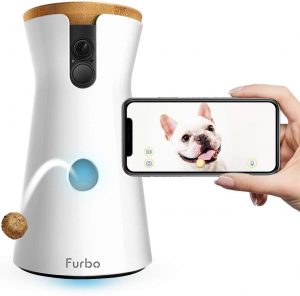 Furbo Dog Camera: Treat Tossing, Full HD Wifi Pet Camera and 2-Way Audio, Designed for Dogs