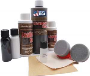 Furniture Leather Max MEGA Kit | Leather Restorer 8 Oz Refinish 2 Oz Conditioner