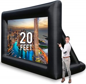 inflatable outdoor projector screen
