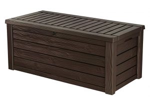 Keter Westwood Plastic Deck Storage Container Box Outdoor Patio Garden Furniture 150 Gal