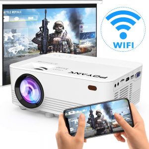 POYANK 3800Lux LED Wireless Mini Projector | WiFi Projector