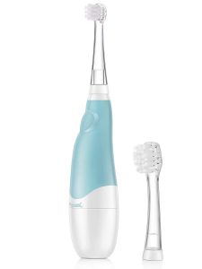Papablic BabyHandy 2-Stage Sonic Electric Toothbrush for Babies and Toddlers Ages 0-3 Years