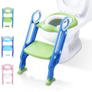 Potty Training Toilet Seat with Step Stool Ladder for Kid