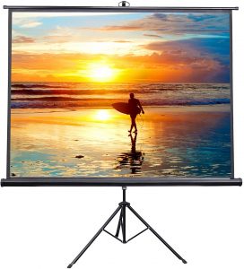 portable projector screen with stand