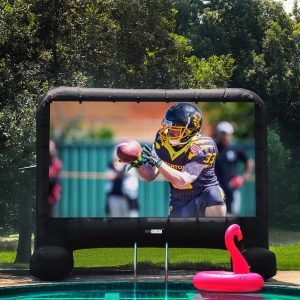 inflatable tv screen and projector