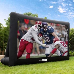 inflatable screen and projector