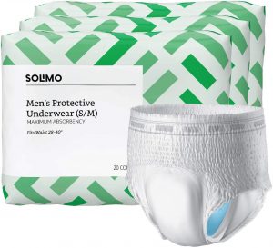 Amazon Brand - Solimo Incontinence Underwear for Men