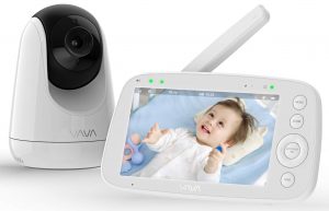 Baby Monitor, VAVA 720P 5" HD Display Video Baby Monitor with Camera and Audio