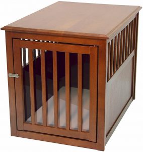 Crown Pet Products Wood Pet Crate End Table