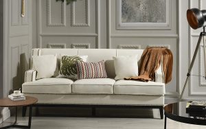 white leather sectional sofa