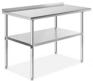 stainless steel kitchen table top