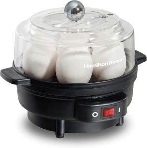 Egg Cooker and Poacher for Soft, Hard Boiled or Poached with Ready Timer