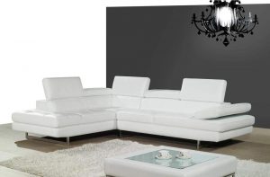 white leather sofa set