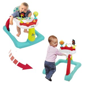 Kolcraft Tiny Steps 2-in-1 Activity Toddler & Baby Walker