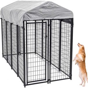 Large Dog Kennel Outdoor | Extra Large Dog Crate Metal Welded Pet Cage