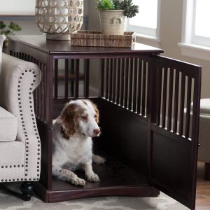 Newport Dog Crate Kennel Cage Bed Night Stand