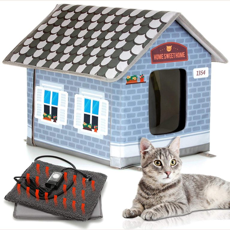 outdoor heated cat house