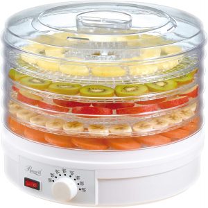 Rosewill Countertop Portable Electric Food Fruit Dehydrator Machine with Adjustable Thermostat