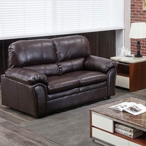 Sofa Leather Loveseat Sofa Sectional Sofa Contemporary Sofa Couch for Living Room Furniture 2 Seat Modern Futon