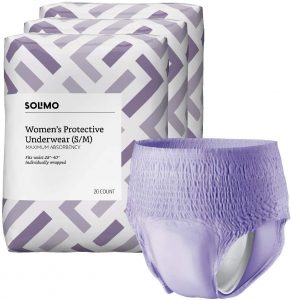 Solimo Incontinence Protective Underwear for Women