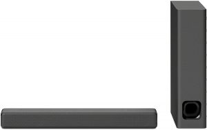 Sony HT-MT300/B Powerful Mini Sound bar with Wireless Subwoofer, Black