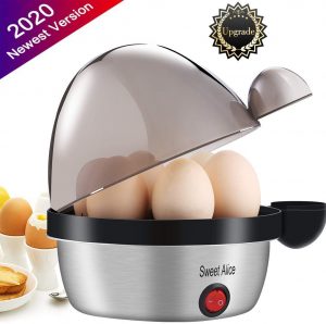 Sweet Alice Egg Cooker, Electric Egg Cooker with 7 Eggs Capacity
