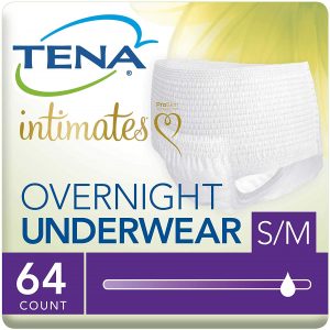 Tena Intimates Incontinence Underwear For Women, Overnight Lie Down Protection