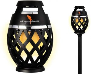 bluetooth flame speaker with pole