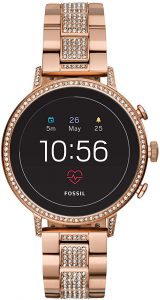 Fossil Women's Gen 4 Venture HR Stainless Steel Touchscreen Smartwatch