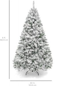 most realistic flocked christmas tree