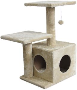 AmazonBasics Cat Tree with Cave | cat tree house amazon