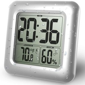 BALDR Digital Bathroom Shower Clock,