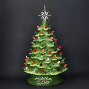 vintage ceramic christmas tree