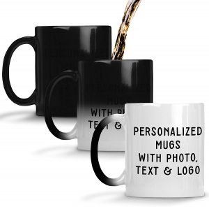 mug with photo hot water