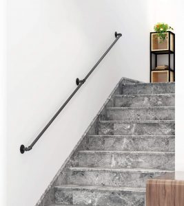 metal stair handrail