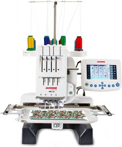 Janome MB-4S Four Needle Embroidery Machine with Accessories