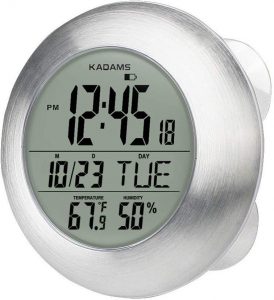 KADAMS Digital Bathroom Shower Wall Clock