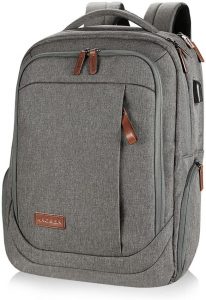 Large Computer Backpack with USB charging port and water resistant