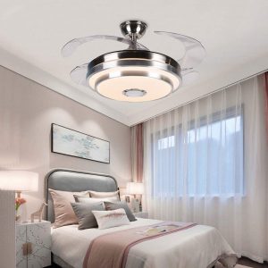 Upgraded LED Chandelier lighting with Music Player Function for Living Room Bedroom Restaurant