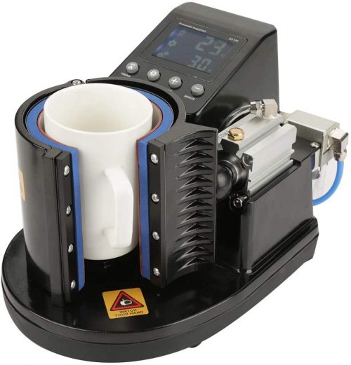 Mug Heat Press Machine, Pneumatic Auto Cup Heat Press Printer Transfer Sublimation Machine