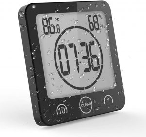 OCEST Digital Bathroom Shower Kitchen Clock Timer