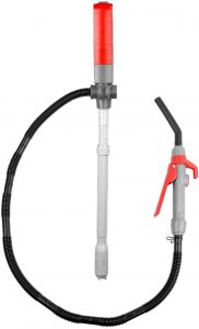 Portable battery powered fuel transfer pump