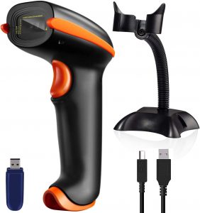 Bar Code Scanner Wireless with Stand