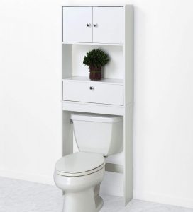 Zenna Home Drop Door Over The Toilet Bathroom Spacesaver