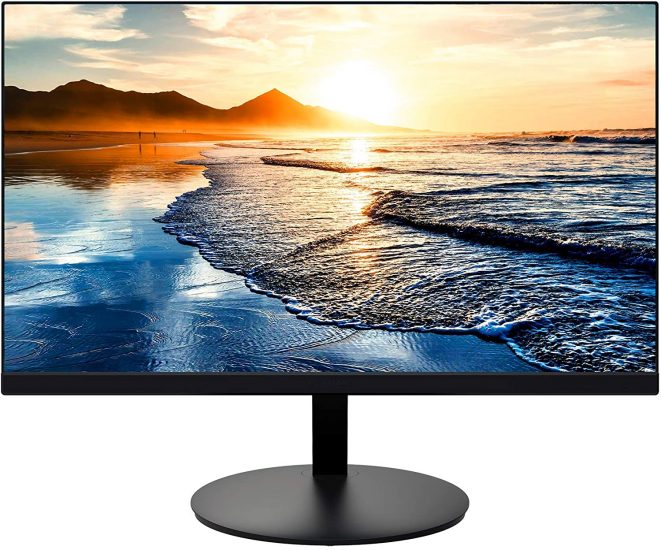 Black LCD Monitor With 22” By Planar 