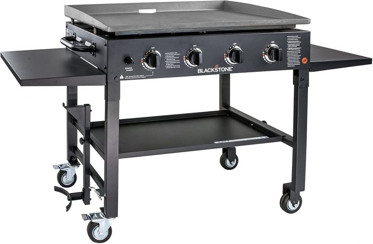 Blackstone 1554 Station-4-burner-Propane, Professional, Outdoor Flat Top Gas Grill Griddle Station